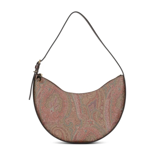 Etro Hobo Bag mit Paisley Design Braun Borsetta a tracolla