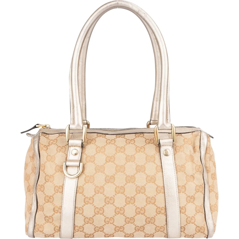 Gucci Schultertasche Gucci GG Monogram Abbey Handbag beige