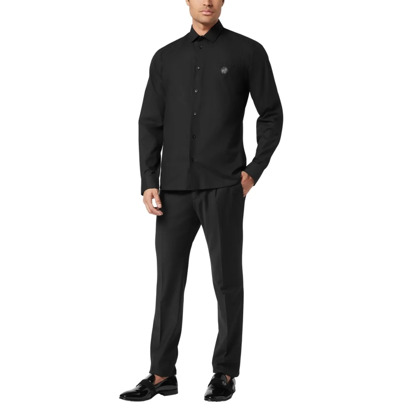 Philipp Plein Hemd Shirt Sugar Daddy Cut Ls Sugar Daddy schwarz(Image 4)