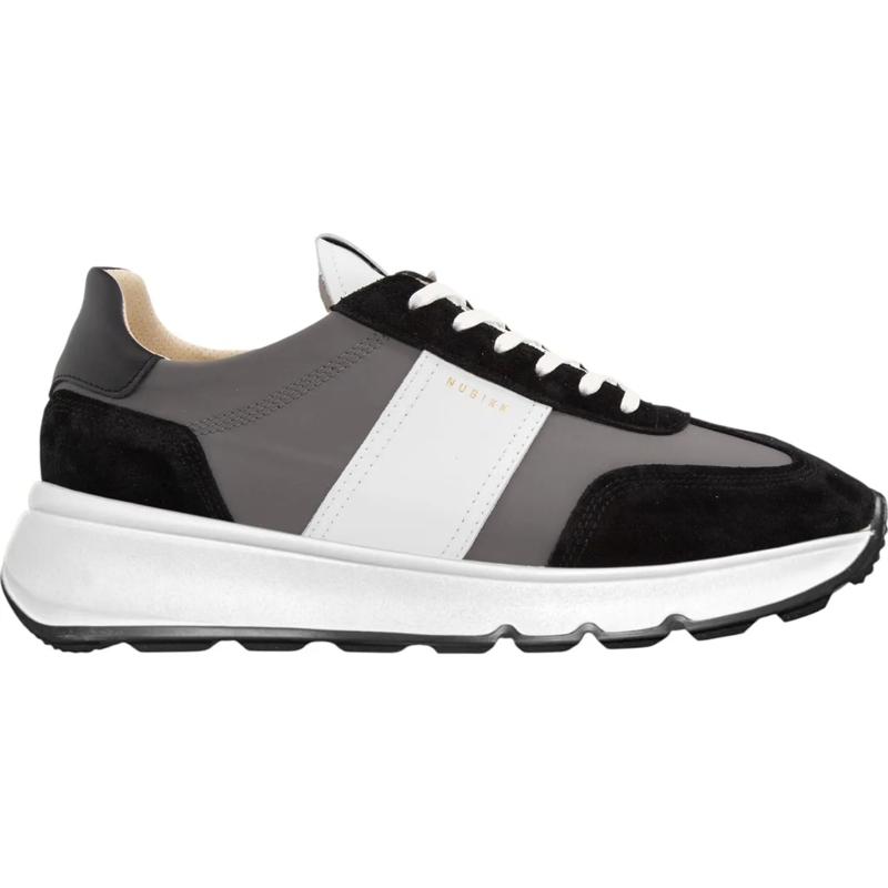 Nubikk Low-Top-Sneaker Heren Glen Hendrix Sneaker Zwart schwarz