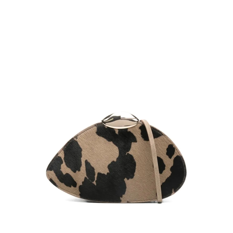 Benedetta Bruzziches Schultertasche Structured Handbag With Top Handle And Detachable  Brown