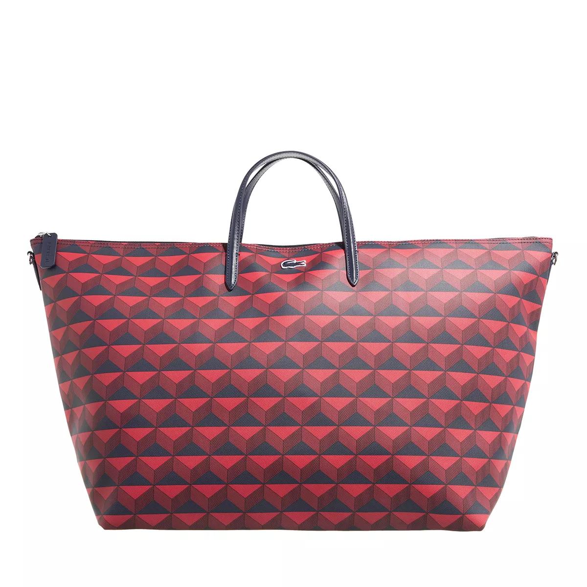 Lacoste Shopper - L.12.12 Concept Seasonal Shopping Bag - Gr. unisize - in Rot - für Damen