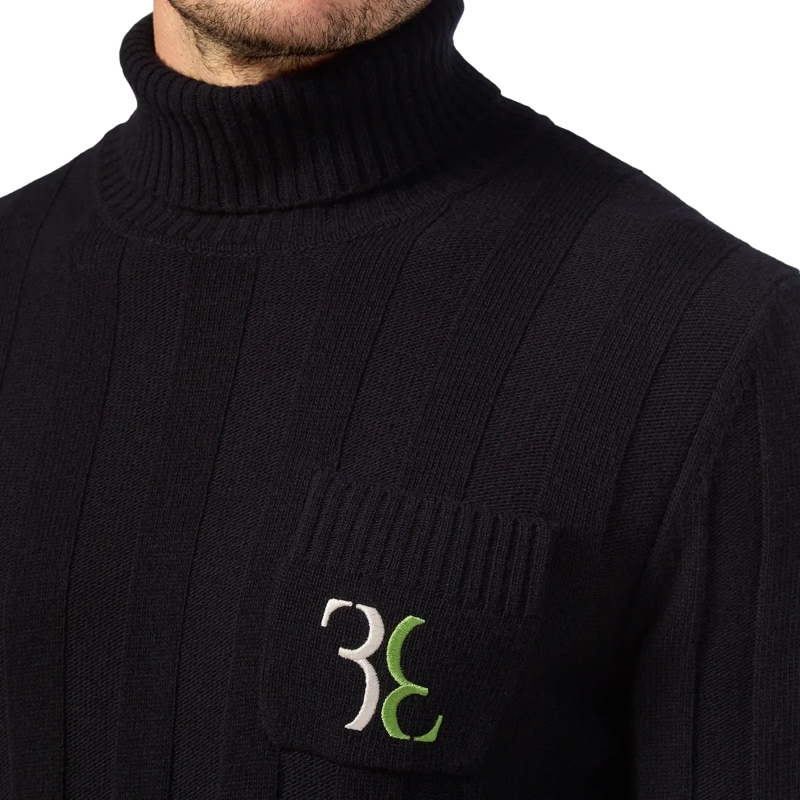 BILLIONAIRE  Rollkragenpullover Double B schwarz(Image 4)