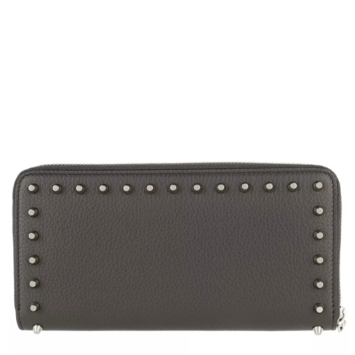 Christian Louboutin Panettone Wallet Grey Portemonnaie mit Zip-Around-Reißverschluss