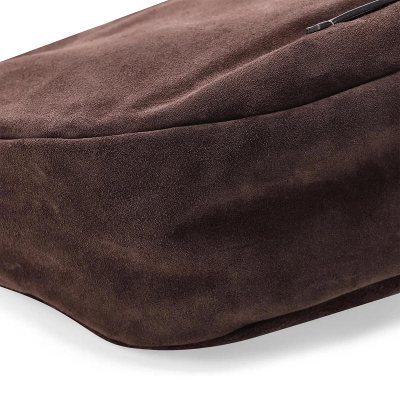 Gianni Chiarini Sac à bandoulière Tasche Cleo aus Veloursleder braun(Image 4)