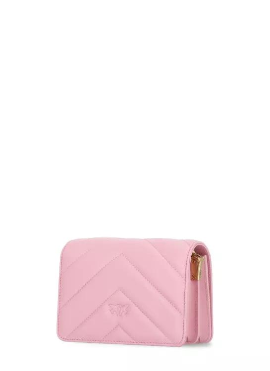 pinko Shoppers Love Click Mini Bag in poeder roze