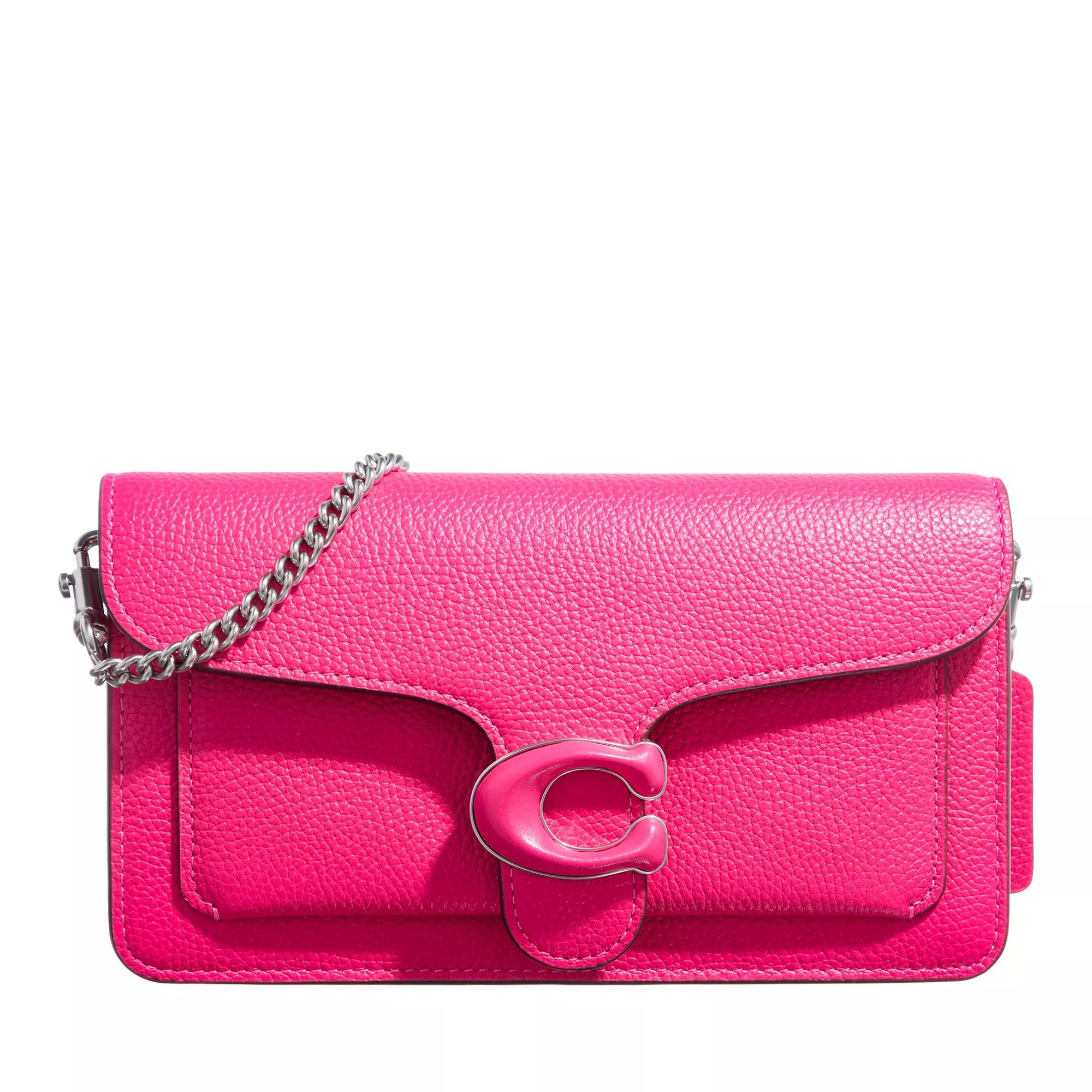 Coach Crossbody Bags - Leather Covered C Closure Tabby Chain Clutch - Gr. unisize - in Rosa - für Damen