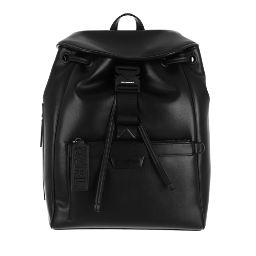 Karl Lagerfeld K/Karl Leather Backpack A999 Black Rugzak