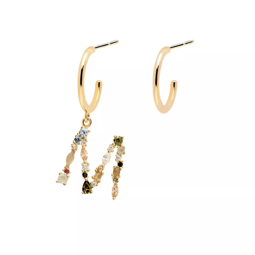 PDPAOLA M Earring Yellow Gold Boucle d'oreille