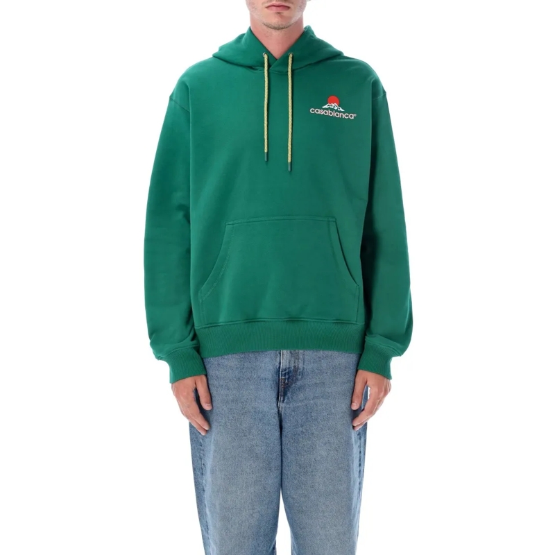 Casablanca  Montagne Printed Hoodie Green