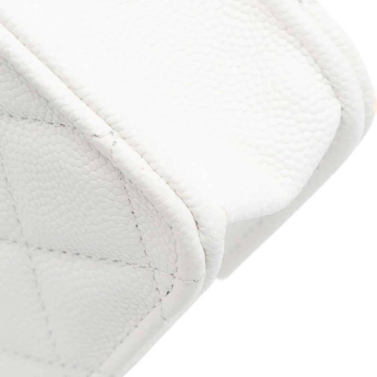 Thumbnail - Chanel Hobo Bags - Quilted Caviar Coco Casino Phone Holder on Chain - Gr. unisize - in Weiß - für Damen