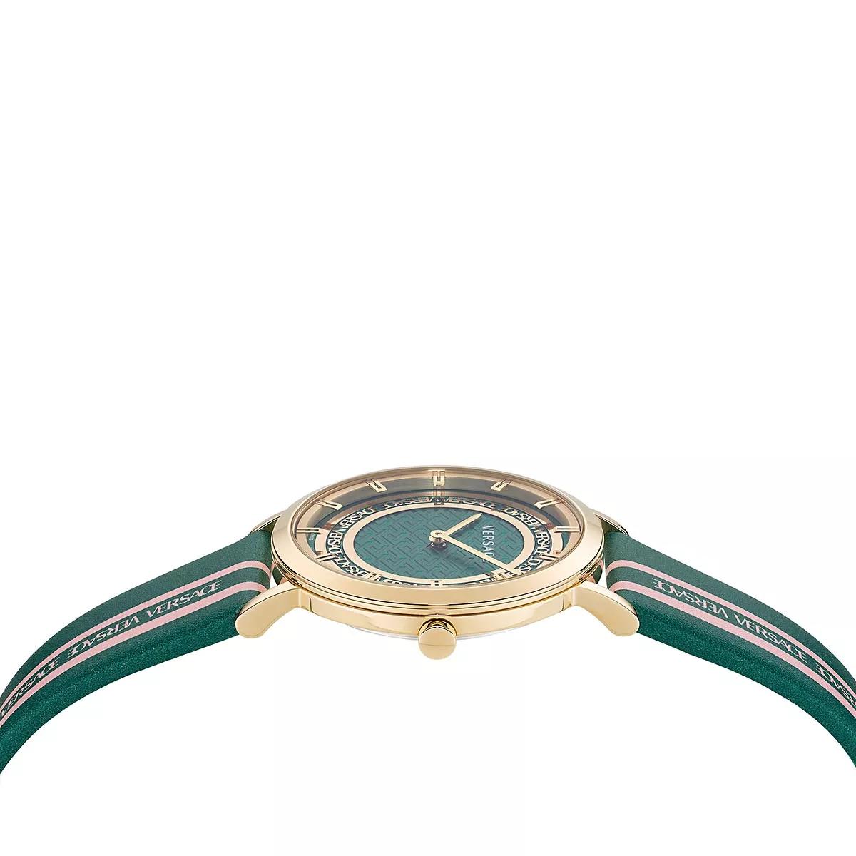 Versace Versace New Generation Gold Green Pink Quartz Watch