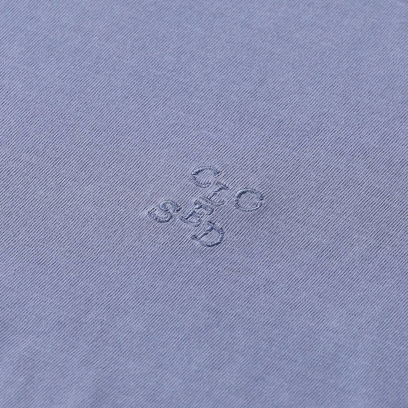 Closed Trui T-Shirt mit Schlitz blau(Image 3)