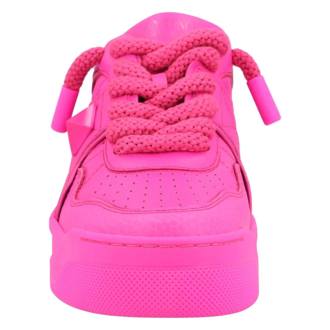 Thumbnail - Valentino Garavani Low-Top Sneaker - Pink One Stud Xl Leather Sneakers - Gr. 38,5 (EU) - in Rosa - für Damen