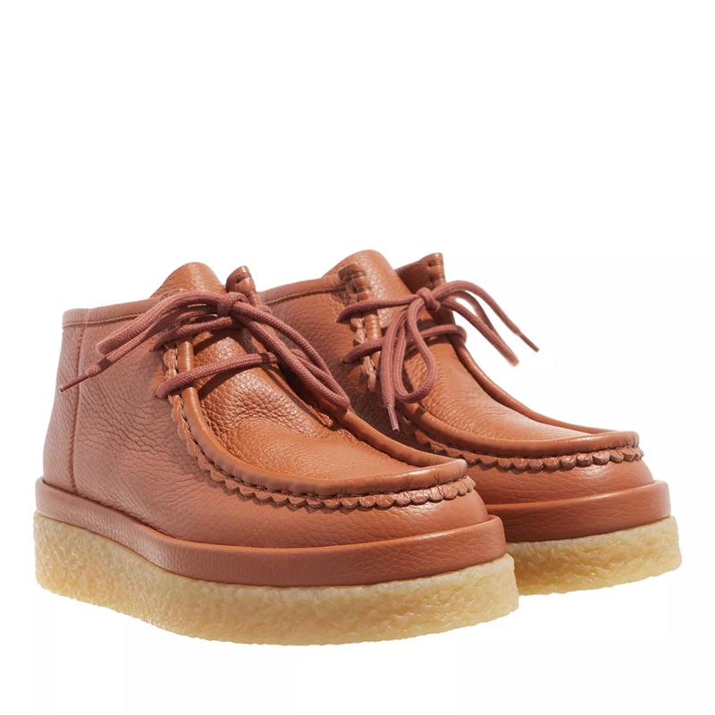Chloé Schnürschuhe Jamie Ankle Boots Caramello