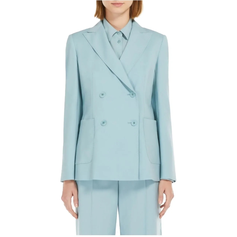 Max Mara Blazer Max Mara Weekend   Aqua Nervoso blau(Image 2)