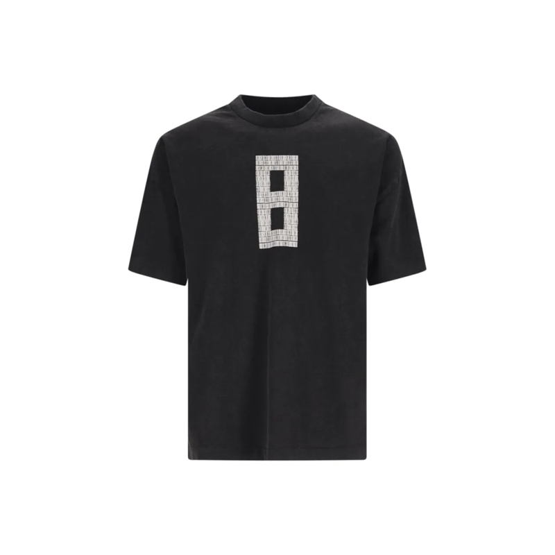 FEAR OF GOD T-Shirt "8" Logo T-Shirt – Black Black