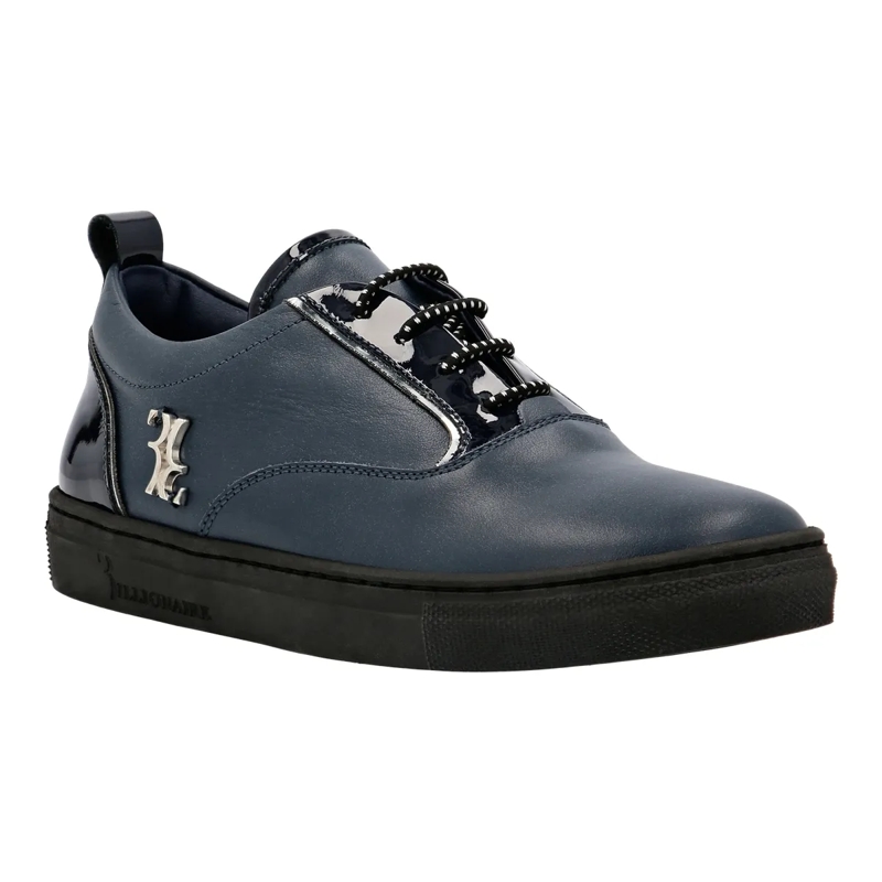 BILLIONAIRE Low-Top-Sneaker Low-Top Turnschuhe Crest blau