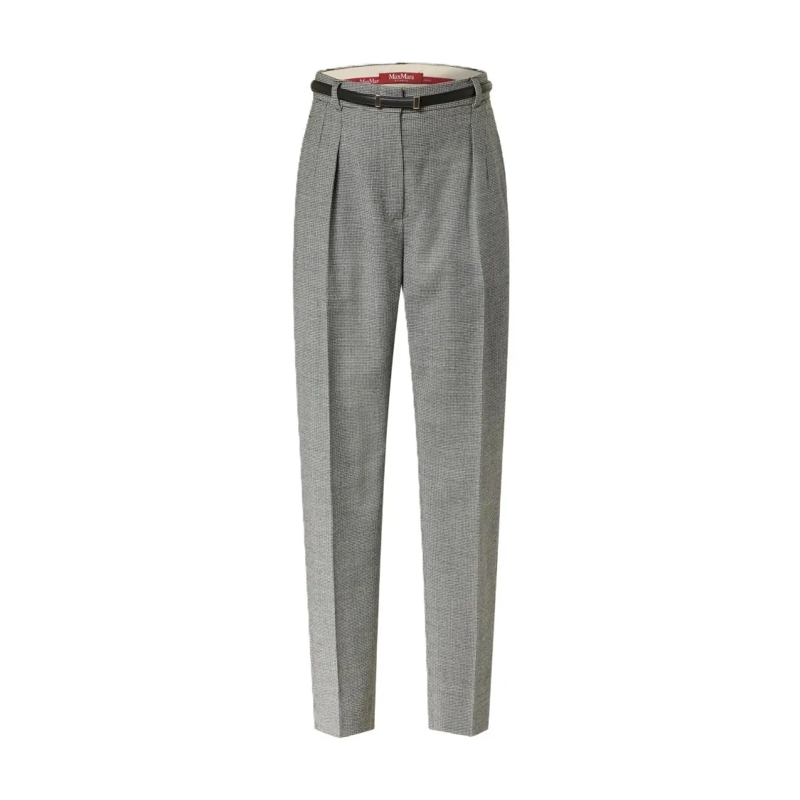 Max Mara  Tailored Slim Fit Pants Grey