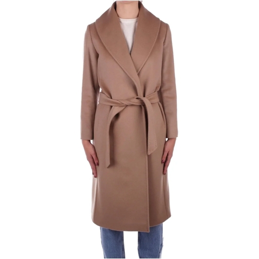 Max Mara Übergangsjacke Max Mara Coats Camel Brown schwarz