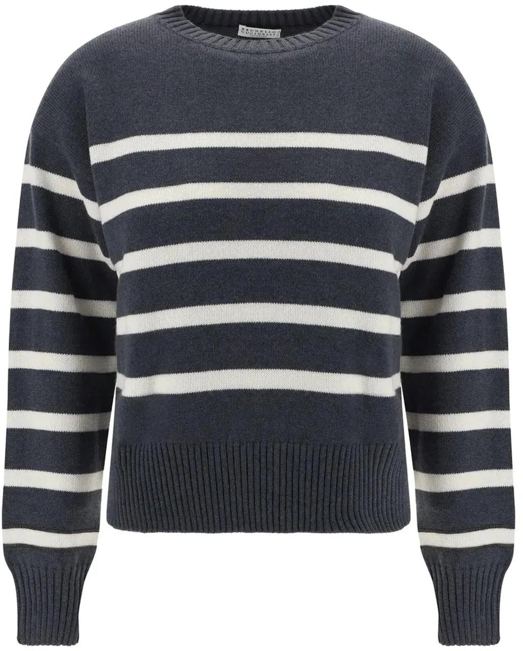 Thumbnail - Brunello Cucinelli - Brunello Cucinelli Cashmere Sweater - Größe M - grau
