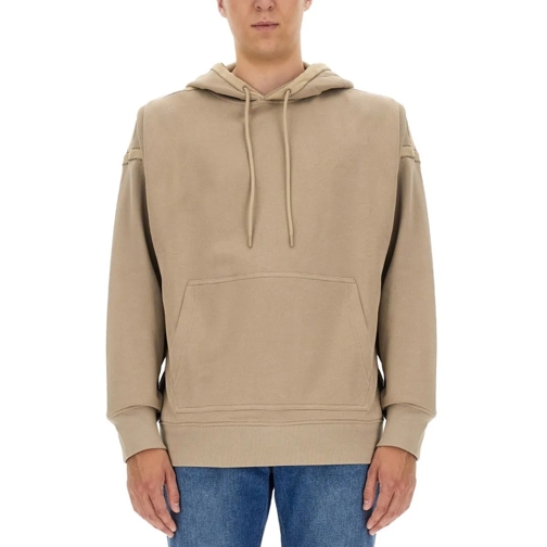 Helmut Lang  Sweatshirt Logo Embroidery Brown