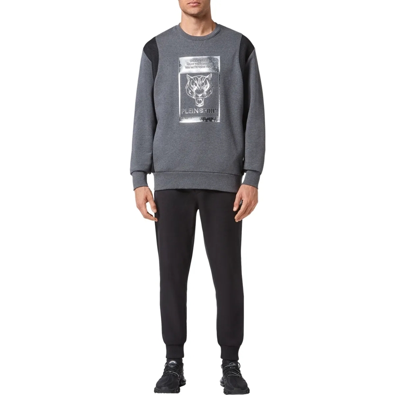 Plein Sport Top Sweatshirt Tiger dunkel-grau(Image 4)