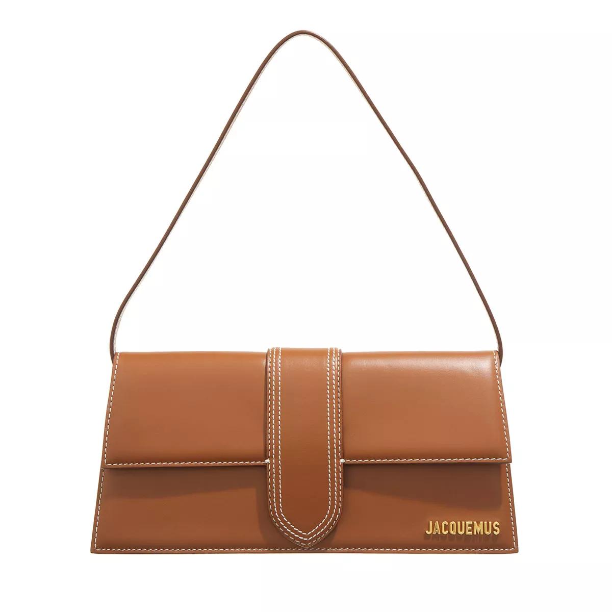 Jacquemus Hobo Bags - Le Bambino Long Flap Bag Leather - Gr. unisize - in Braun - für Damen