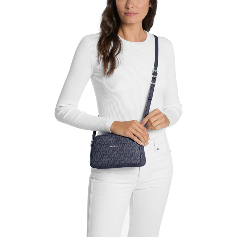 MICHAEL Michael Kors Crossbody Bag Jet Set Sm Camera Xbody Dress Blues(Image 2)