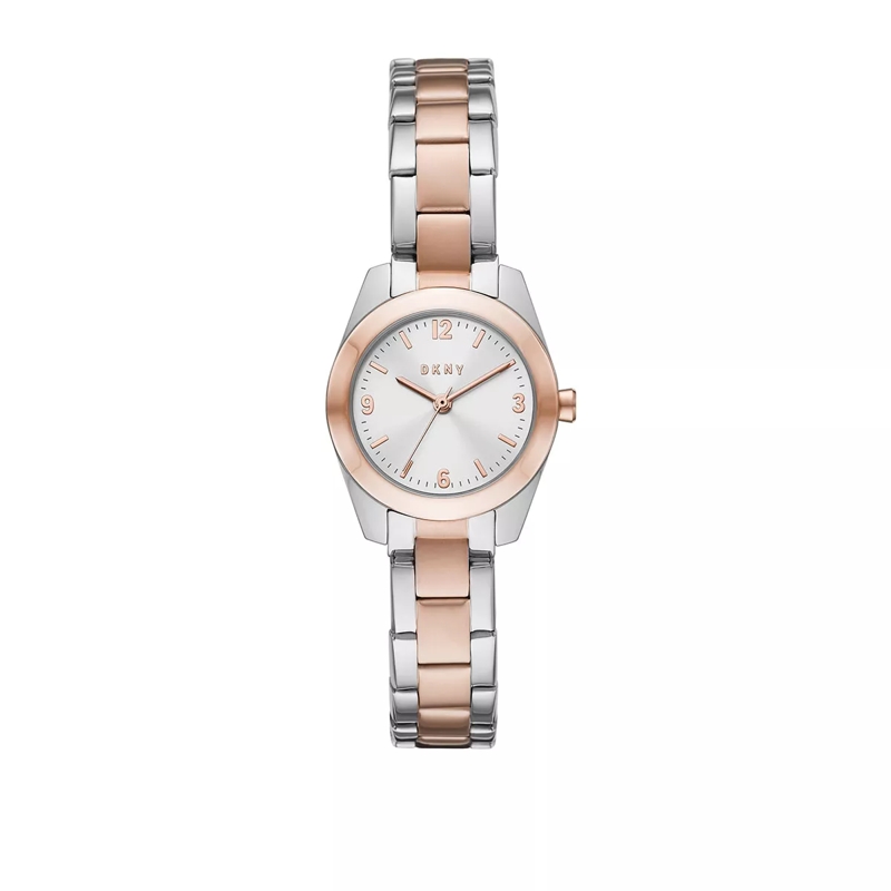DKNY Quarzuhr Nolita Three-Hand Stainless Steel Watch Silver/Rosé(Image 2)