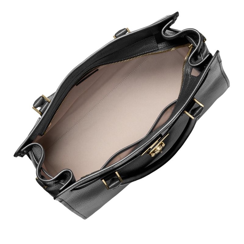 MICHAEL Michael Kors Tote Lg Satchel Black(Image 3)