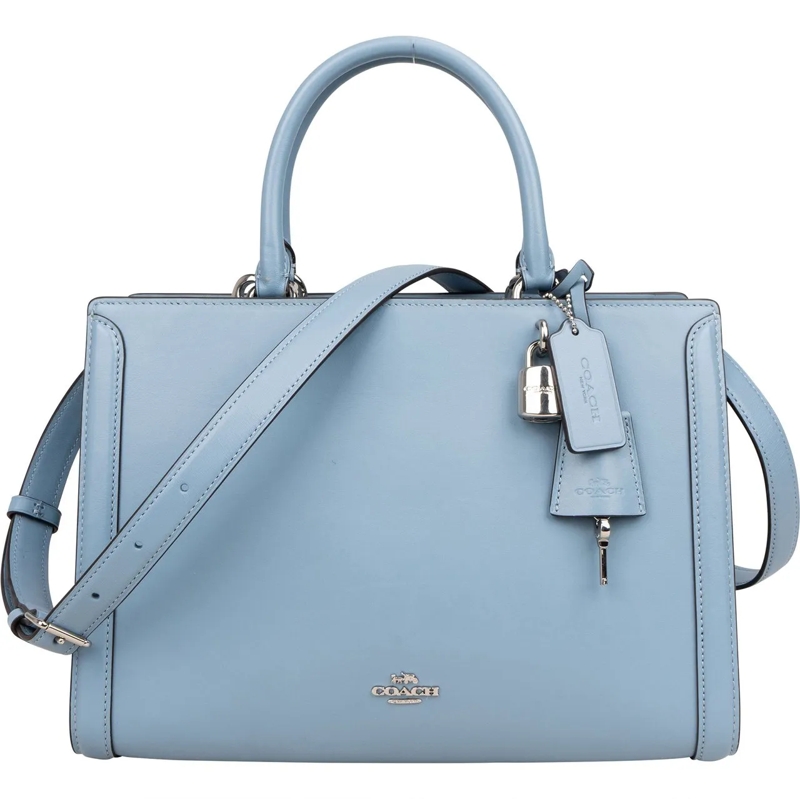 Prada Tote Prada Blue Leather Zoe Carryall Handbag blau