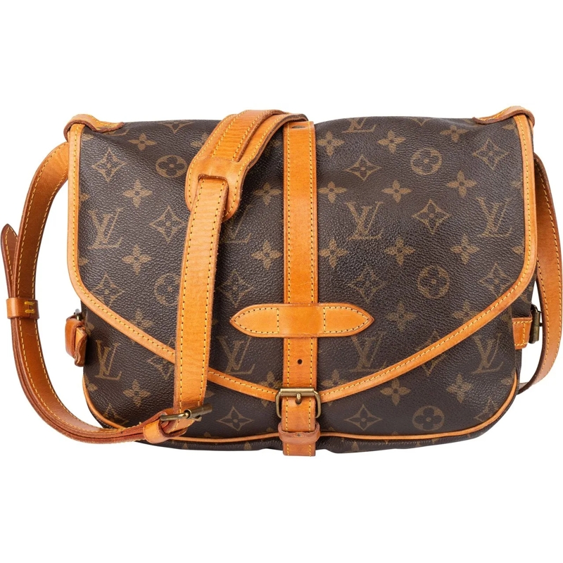 Louis Vuitton Tote Louis Vuitton Canvas Monogram Saumur 30 Crossbody  braun