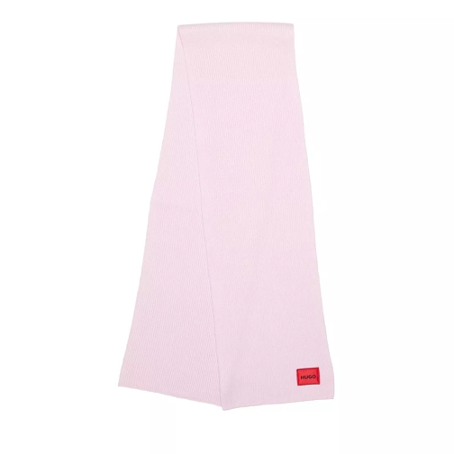 Hugo Saffa Scarf Light/Pastel Pink Wollen Sjaal