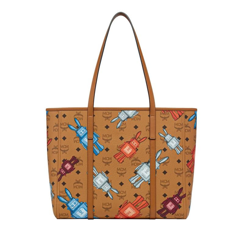 MCM Sac à provisions Mcm Toni Vi Shopper Med Co Cognac(Image 5)