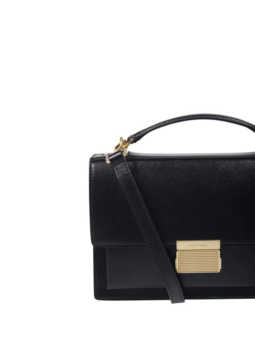 Golden Goose Hobo bags Venezia Bag Palmellato Leather Body Bag in zwart