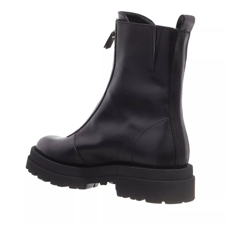 Leather track sole ankle boots sale