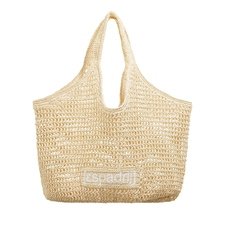 Espadrij l originale Raffia Shopper Bag Nature White Shopper