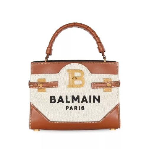 Balmain B-Buzz 22 Top Handle Bag Neutrals Sac à bandoulière