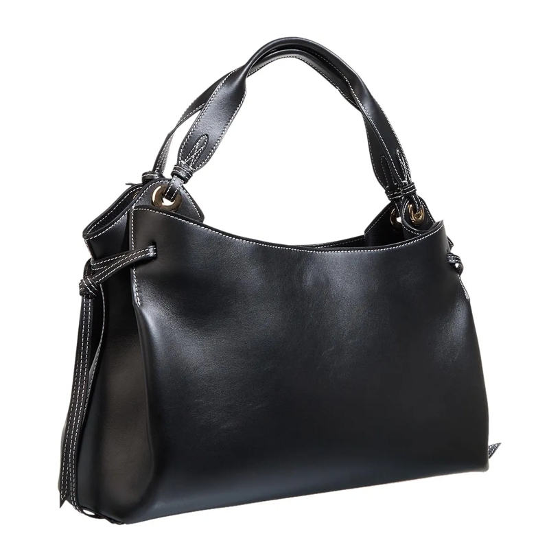 Lancel Tote Swann Smooth & Grained Cowhide Leathers - M Carrya Black(Image 2)