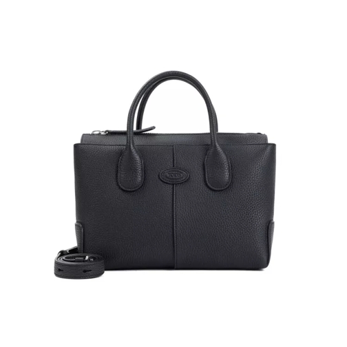 Tod's Grained Leather Bag Black Boodschappentas