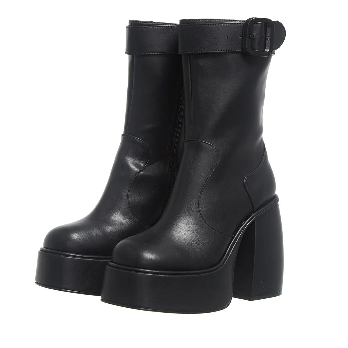 Buffalo Boots & Stiefeletten - Heart Bootie Buckle - Gr. 36 (EU) - in Schwarz - für Damen