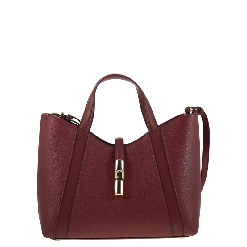 Furla Fourre-tout Goccia - Leather Bag S Black