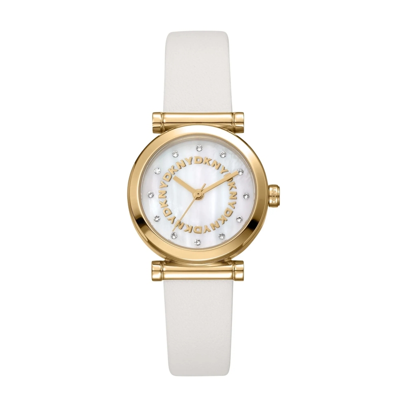 DKNY Quarzuhr Quarzuhr Essentials Watch weiss