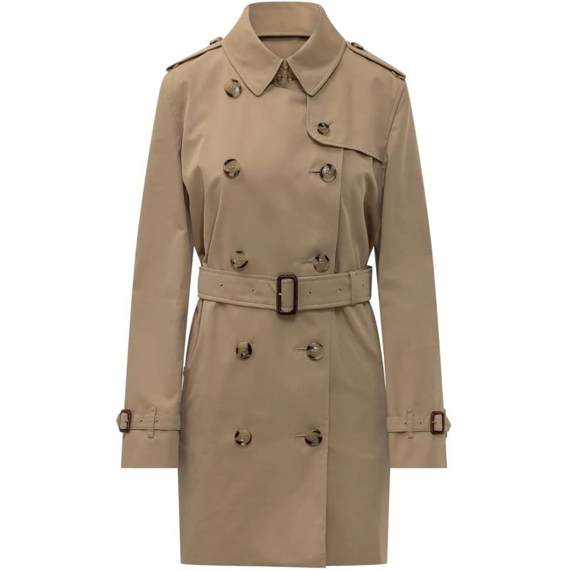 Burberry Manteaux de tanche Trench Doppiopetto con Cintura beige
