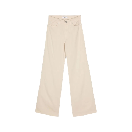 Seven for all Mankind Linen Pants WHITE WHITE 