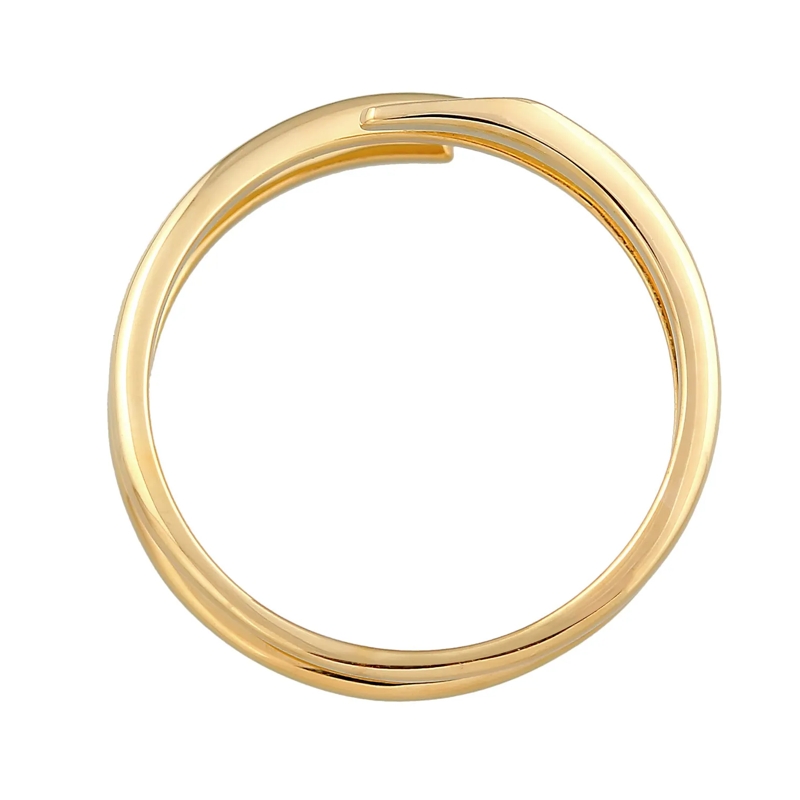 Elli Ring Ring Wickelring Twist Fein 375 Gelbgold gold(Image 3)
