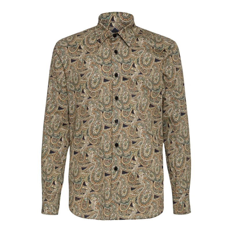 BILLIONAIRE Hemd Hemd Paisley schwarz