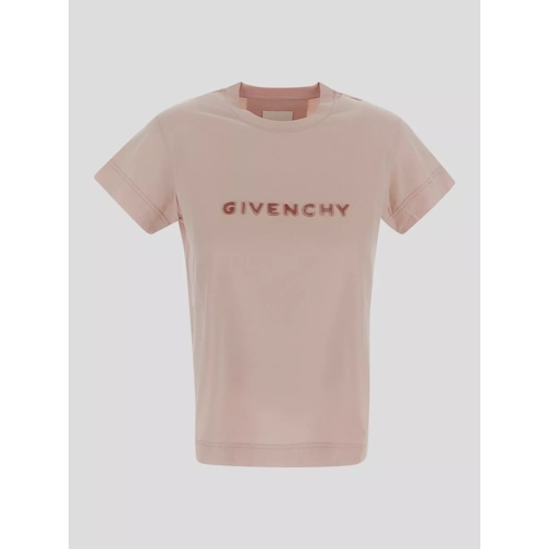 Givenchy  T-Shirt Givenchy 4G Tufting in Cotone pink