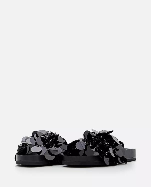 Thumbnail - Paco Rabanne Sandalen - Black Sparkle Sandals - Gr. 36 (EU) - in Schwarz - für Damen